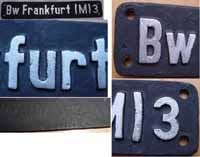 Bw Frankfurt (M) 3, Flschung