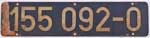 Deutschland (DDR), Lokschild der DRo: 155 092-0, Niet-Aluminium-Gro.