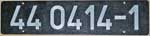 Deutschland (DDR), Lokschild der DRo: 44 0414-1, Niet-Aluminium-Gro (NAlG).