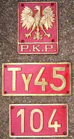 Polen, PKP Ty45-104 Messing-Guss