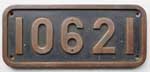 Schweiz, Lokschild der SBB: Nr. 10621, Messingguss gro, ohne Rand (GMsG). BxH = 570 mm x 229 mm. Das Schild ist von einer Elektrolok Ae 3/6 I.