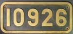 Schweiz, SBB 10926, Messingguss mit Rand, von Ae 4/7, ex. SLM 3346, 1929, 2D1w4, Umbauversuchslok
