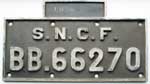 Frankreich, SNCF BB 66270, Aluguss mit Rand