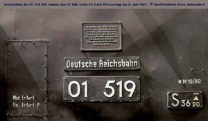 DRo, 01 519, Umbau aus  01 186, 04. Juli  1967,   Karl Friedrich Seitz, Schorndorf