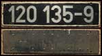Lokschild 120 135-9, Niet-Aluminium-Gro, Pockau