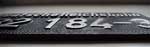 Lokfabrikschild, Fehlguss von 132 184-3, Guss-Aluminium-Rund, Detail